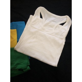 พร้อมส่ง เสื้อกล้าม สีพื้น หลากหลายสีให้เลือก Tank Tops