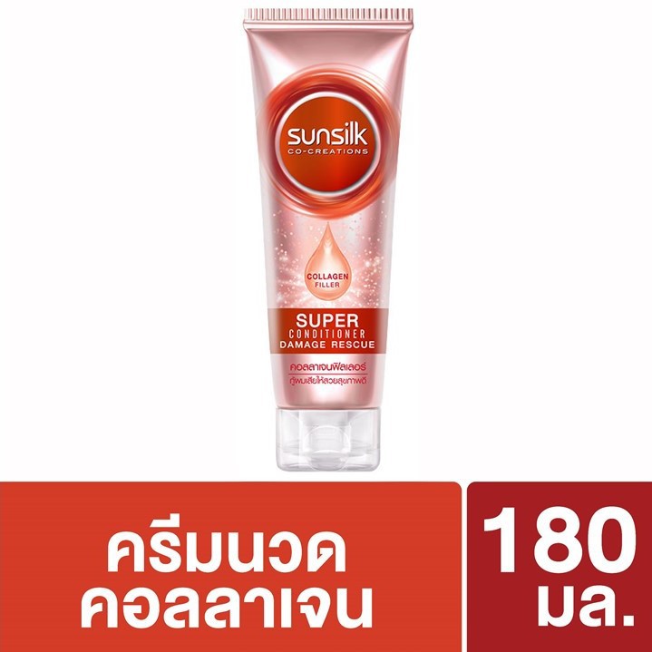 SUNSILK Collagen Filler Super Conditioner Damage Rescue 180ml UNILEVER