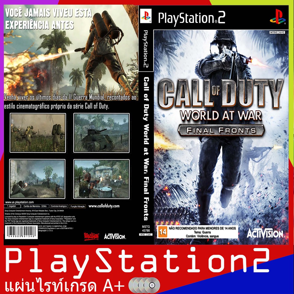 call of duty world at war ps2