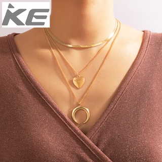 Jewelry MultiNecklace Love Clavicle Chain Girlfriends Moon MultiNecklace Sweater Chain for gir