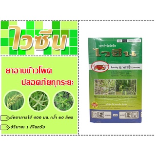 ไวซีน อาทราซีน80 ตราเข้แดง (Atrazine 80 WP) สารกำจัดวัชพืช ใบแคบ ใบกว้าง และกก 1 กก.