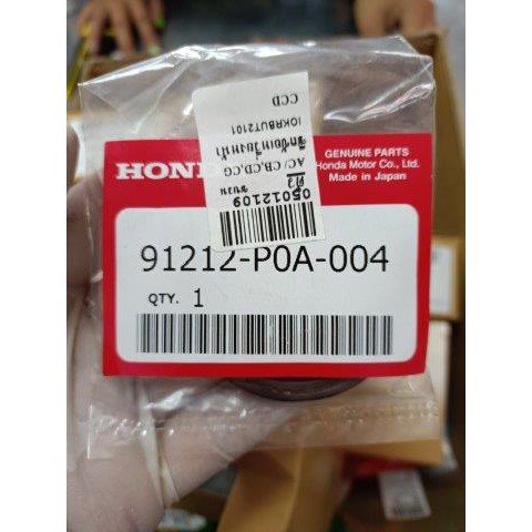 ซีลคอหน้า ACCORD CB,CD,CG HTCAL 40-52-6 F ACCORD แอคคอร์ด 91212-PR4-A01 13 HONDA ฮอนด้า abcukyo