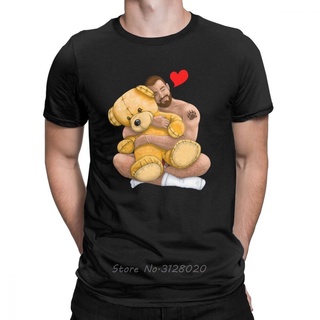 ผ้าฝ้ายคอกลมเสื้อยืด พิมพ์ลาย Bear Hug Gay Bear Art Pride Grrr Lgbt สไตล์สตรีท ฮาราจูกุ สําหรับผู้ชายfrom S-4XL