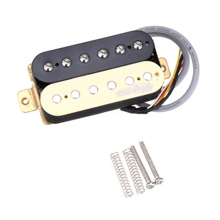 Wilkinson ปิ๊กอัพ Humbucker คอกีตาร์ไฟฟ้าสไตล์วินเทจ Alnico 5 สําหรับกีตาร์ไฟฟ้า, ม้าลาย