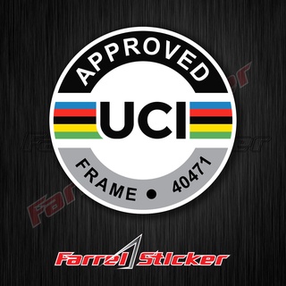 สติกเกอร์ UCI สําหรับติดตกแต่งรถจักรยาน