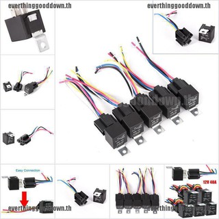 【EVERTHING】รีเลย์รถยนต์ กันน้ํา 12V 5Pin 40A 12V 5Pin