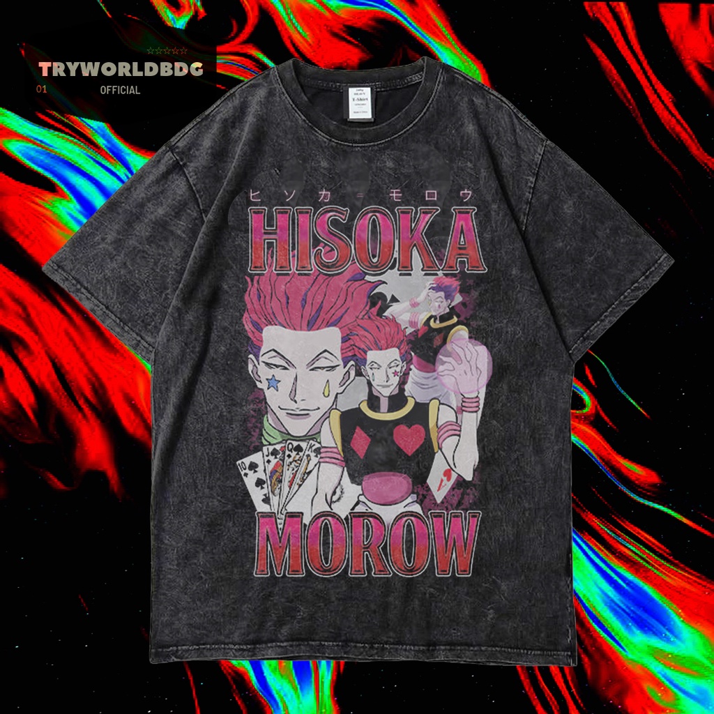 เสื้อยืด OVERSIZED / เสื้อยืด WASHED / เสื้อยืด OVERSIZED / HISOKA MROW VINTAGE TEE