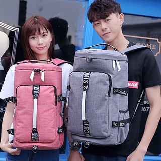 กระเป๋าสะพายหลัง กระเป๋าเป้ Backpack กระเป๋าเป้เดินทาง รุ่น BA-168(สีเทาอ่อน) BA-169(สีแดงอ่อน)