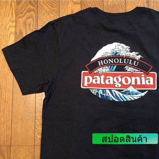 เสื้อยืดลําลอง แขนสั้น พิมพ์ลาย Patagonia สำหรับผู้ชาย