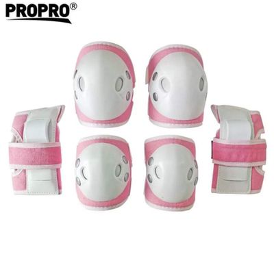 อุปกรณ์เซฟตี้เข่าและศอก Propro Skateboard Pads Dragon Kids Pink s 3