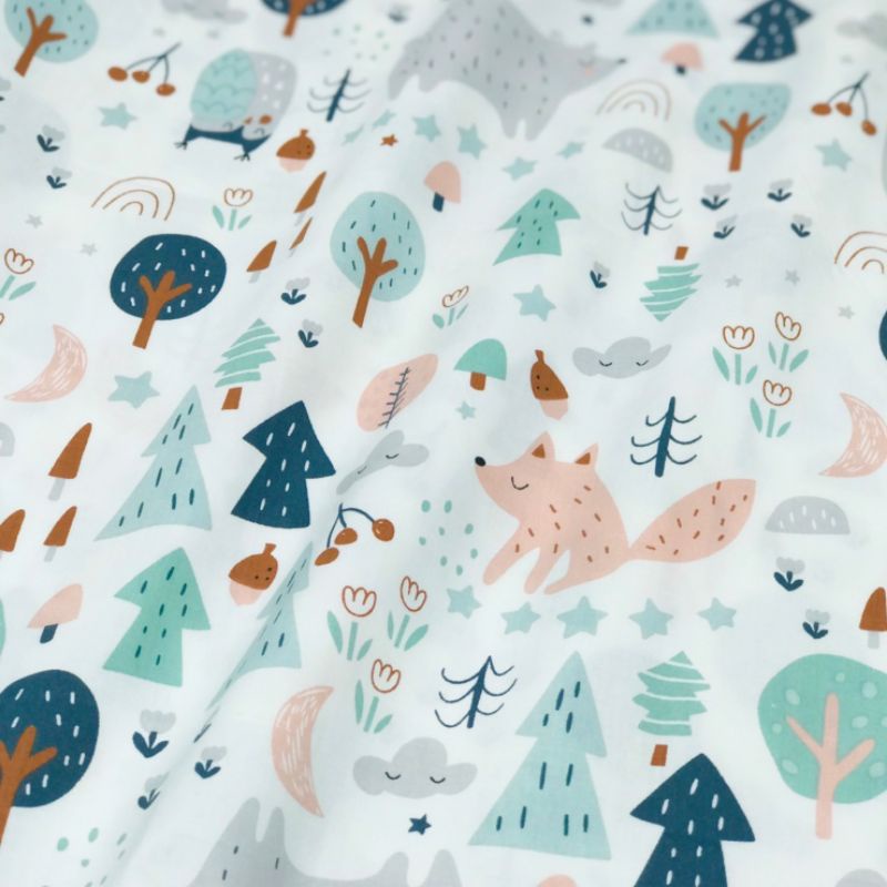 ผ้าแบ่งขาย ผ้านำเข้า cotton100% เนื้อดี ลายสวย ตัดยาวต่อเนื่องได้ พร้อมส่ง
