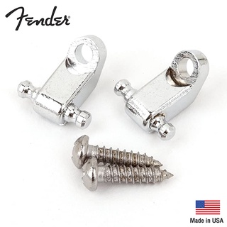 Fender® American Standard String Guides ที่กดสายกีตาร์ / ที่ดันสายกีตาร์ 2 ตัว ช้วยให้ตั้งสายกีตาร์ง่ายขึ้น ** Genuine P