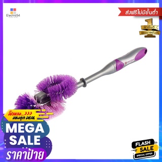 แปรงไนลอนล้างสุขภัณฑ์ BE WISH PLUS สีม่วงNYLON TOILET CLEANING BRUSH BE WISH PLUS PURPLE