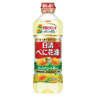 Nisshin Oillio - Aceite de safflower 600 ml. น้ำมันดอกคำฝอย น้ำมันสกัดจากธรรมชาติ คอเลสเตอร์รอลต่ำ