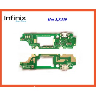 สายแพรชุดก้นชาร์จ infinix Hot 5,X559