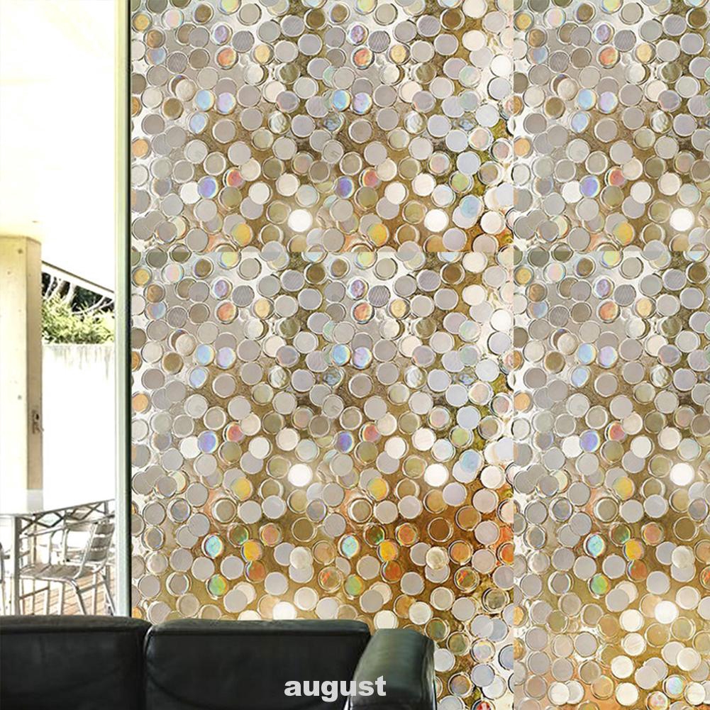 45x100cm Glass Film Dot Sequins Glittering Window Sticker Bathroom ...