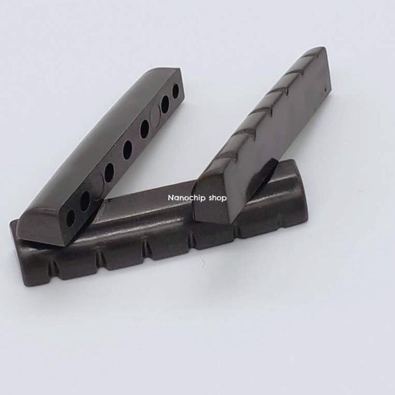 (พร้อมส่ง) ชุดเซตหมุดกีตาร์โปร่ง หมุดกีตาร์ หย่อง นัท ซัตเดิ้ล ยกชุด8ชิ้น หมุด6+หย่องบน1+หย่องล่าง1 สีขาว สีดำ - รูปที่ 5