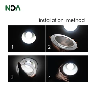 ฝาครอบโคมไฟเพดาน N4 (สีใส) Downlight Cover