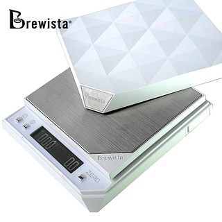 (สีขาว) ตาชั่งดิจิตอล Digital Scale X-series (0.1-2000g) Smart Scale Brewista