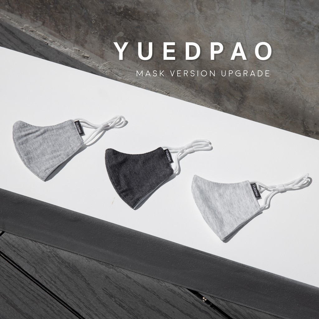ยืดเปล่า yuedpao yuedpao Mask Set 3 ชิ้น ยืนหนึ่งเรื่องความนุ่ม นวัตกรรมผ้ายืด Yuedpao ด้านในทอด้วยผ