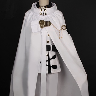Sbluucosplay ชุดคอสเพลย์อนิเมะ Seraph Of The End Owari no Seraph Mikaela Hyakuya พร้อมวิกผมครบชุด Uniforms Cosplay Costume with Wig Full Set