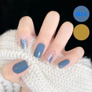 🔥พร้อมส่ง🔥ยาทาเล็บ สีทาเล็บ กึ่งเจล ขนาด8ml*1 ไม่ต้องอบ ลอกได้ สีสวย แห้งไว รุ่นใหม่