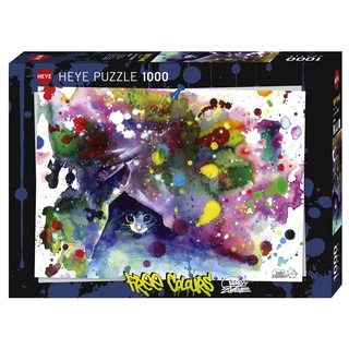 จิ๊กซอว์ 1000 pcs PUZZLE HEYE - MEOW (Free Colour)