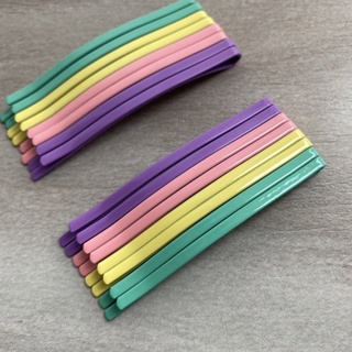 กิ๊บแบบเสียบสีพาสเทล(แบบเรียบ)