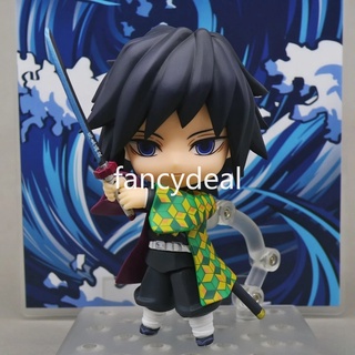 ฟิกเกอร์ Pvc ลายอนิเมะ Demon Slayer Kimetsu No Yaibatomioka Giyuu Gsc Nendoroid #1408 ขนาด 10 ซม