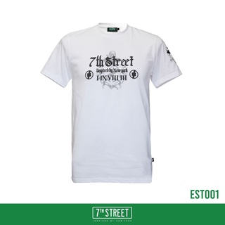 เสื้อยืดแขนสั้น 7thStreet​ ลาย  EST.1983   รุ่น EST  ของแท้100%