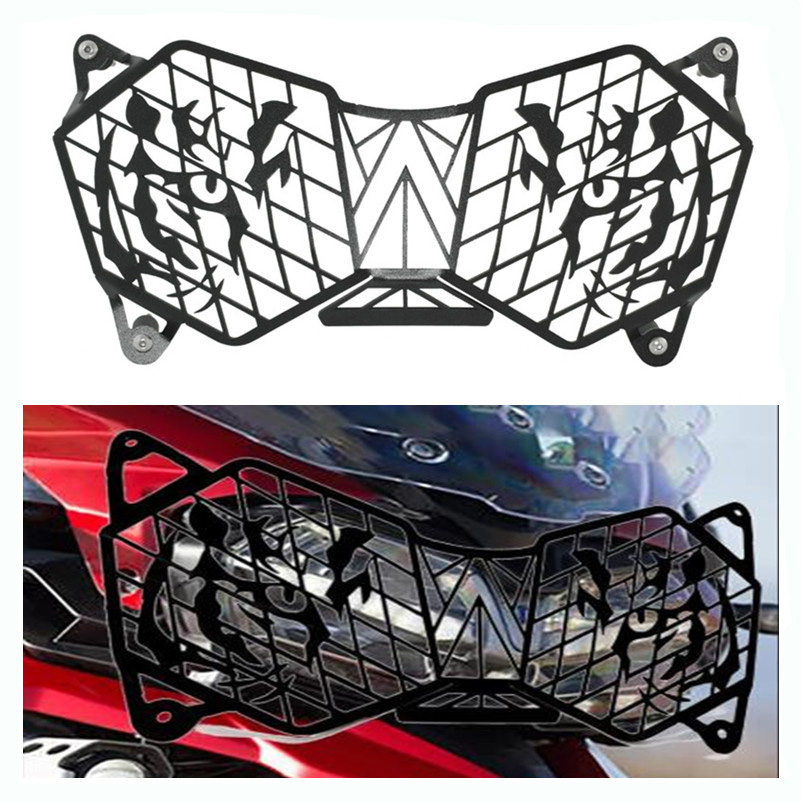 สําหรับ Triumph Tiger 800 / Explorer 1200 1200XC ไฟหน้าโคมไฟกระจังหน้าฝาครอบ Protector