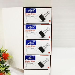 คลิปหนีบกระดาษ สีดำ ขนาด 10 มม. Elfen Bender Clips