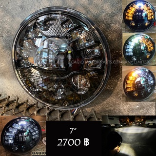 [โค้ดส่วนลดร้านค้า PCJF6 ขั้นต่ำ 350 ลด 125 บาท]ไฟหน้าLED Projector ขนาด 7 นิ้ว ลายผีเสื้อ เหมาะสำหรับมอเตอร์ไซค์สไตล...