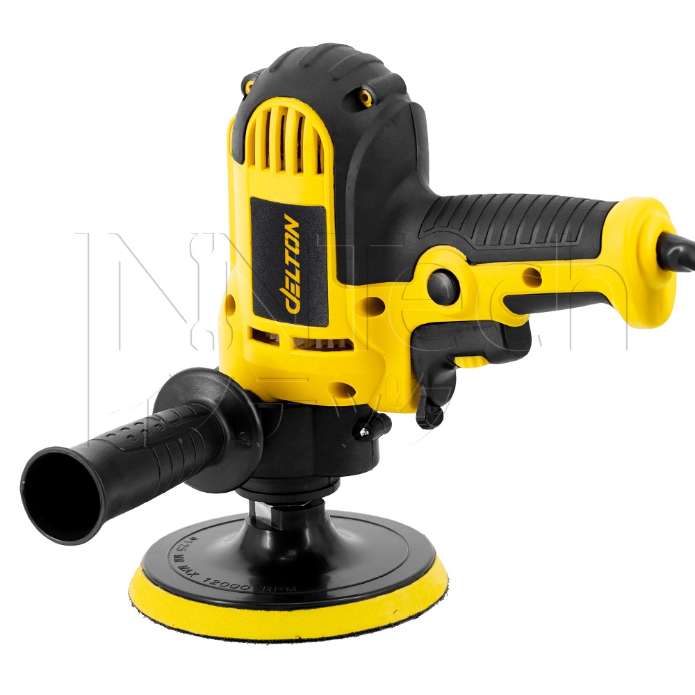 DELTON เครื่องขัดสีรถยนต์ ขนาด 5 นิ้ว ขัดเงา/กระดาษทราย รุ่น DT-6125 แถมฟรี! ผ้าขนแกะขัดสี ฟองน้ำขัดสี ครบชุด!! - รูปที่ 3