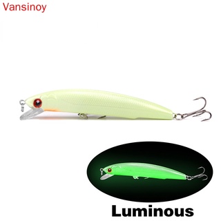 ตกปลา Lure Luminous Minnow 17g/12 ซม. ตกปลาเหยื่อจำลองปลาเหยื่อ Hard Bait