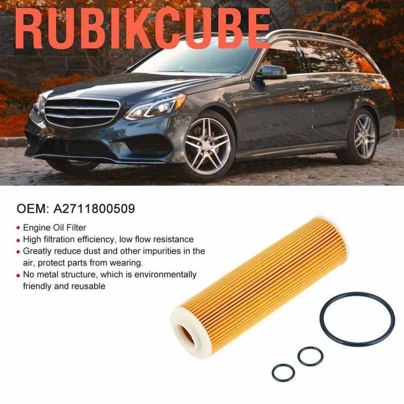 Rubikcube Engine Cleaner Oil Filter A2711800509 for Mercedes Benz W204 ...