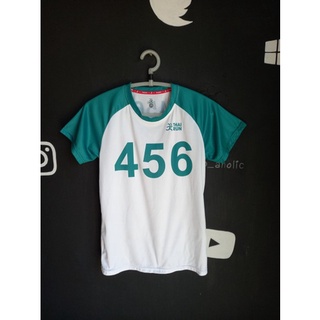 เสื้อวิ่ง ของThaiRun สกรีน 456 มือสองจากเจ้าของ สภาพดีมากกกใส่ไม่ถึง 5 ครั้ง