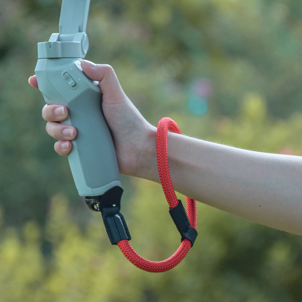 Universal ไนลอนความปลอดภัยสายคล้องมือสําหรับ DJI OM 6/5/OM 4/Osmo กระเป๋า 3 2 SLR กล้องมือถือ Gimbal Stabilizer สายรัดข้อมือ 1/4 Scree