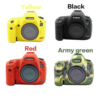 Soft Silicone Rubber Camera Body Case For Canon EOS 5D MarkIII 5DSR 5D3 5D Mark3