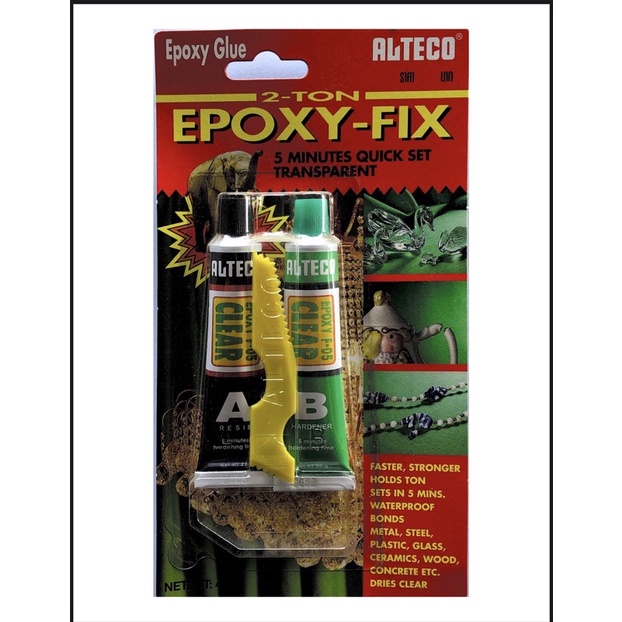 Epoxy กาวมหาอุด ซีเมนต์เหล็ก(ชนิดใส)