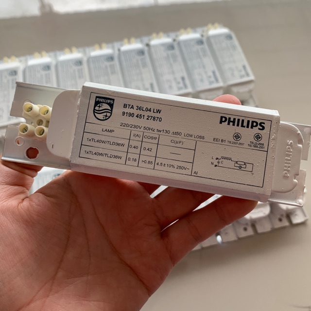 บัลลาสต์ 36~40w Low Loss PHILIPS BTA 36L04 LW เหมาะใช้กับหลอด36วัตต์