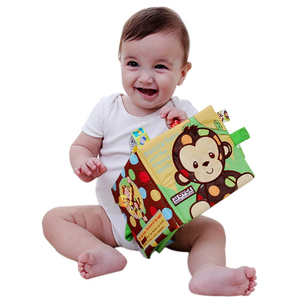 Lot De 6 Livres En Tissu Bébé Éveil – Jouets Sensoriels 1er Âge Avec Sons, Textures Et Couleurs Vives – Dès La Naissance