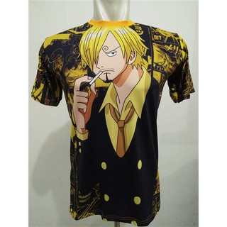 เสื้อเชิ้ต ลายการ์ตูนอนิเมะ One piece vindsmoke sanji