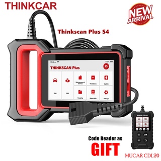 Thinkcar Thinkscan Plus S4 เครื่องมือวิเคราะห์รถยนต์ ECM TCM ABS SRS BCM ระบบรีเซ็ต 3 บริการ OBD2 DIY