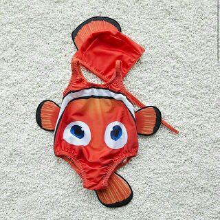 ชุดว่ายน้ำเด็กปลาการ์ตูนน้อย Nemo