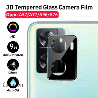 ฟิล์มกระจกนิรภัยกันรอยเลนส์กล้อง 3D สําหรับ Oppo A57 A77 A96 A76 A56 A55 A 57 A 77 A 96 A 76 A 56 A 55 4G 5G