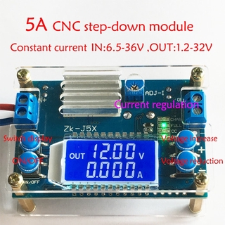 POWER POWER Dc Buck Converter Cc Cv โมดูลพาวเวอร์ซัพพลาย 1 . 2-32 V 5a