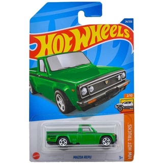 รถเหล็ก HOTWHEELS ของแท้ Mazda Repu (Green) (HW2022_#024B)