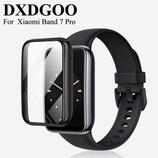 Dxgdoo กระจกนิรภัยกันชนหน้าจอ PC อุปกรณ์เสริม สําหรับ Xiaomi Mi Band 7 Pro Mi Band7 Pro