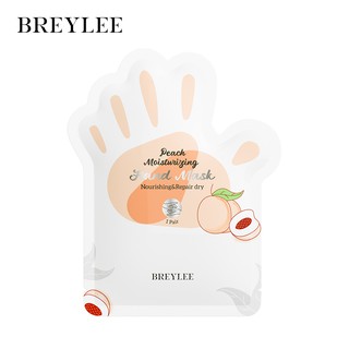 BREYLEE Peach มาส์กมือให้ความชุ่มชื้น 1 คู่